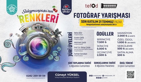 Süleymanpaşa Belediyesi fotoğraf yarışması düzenliyor